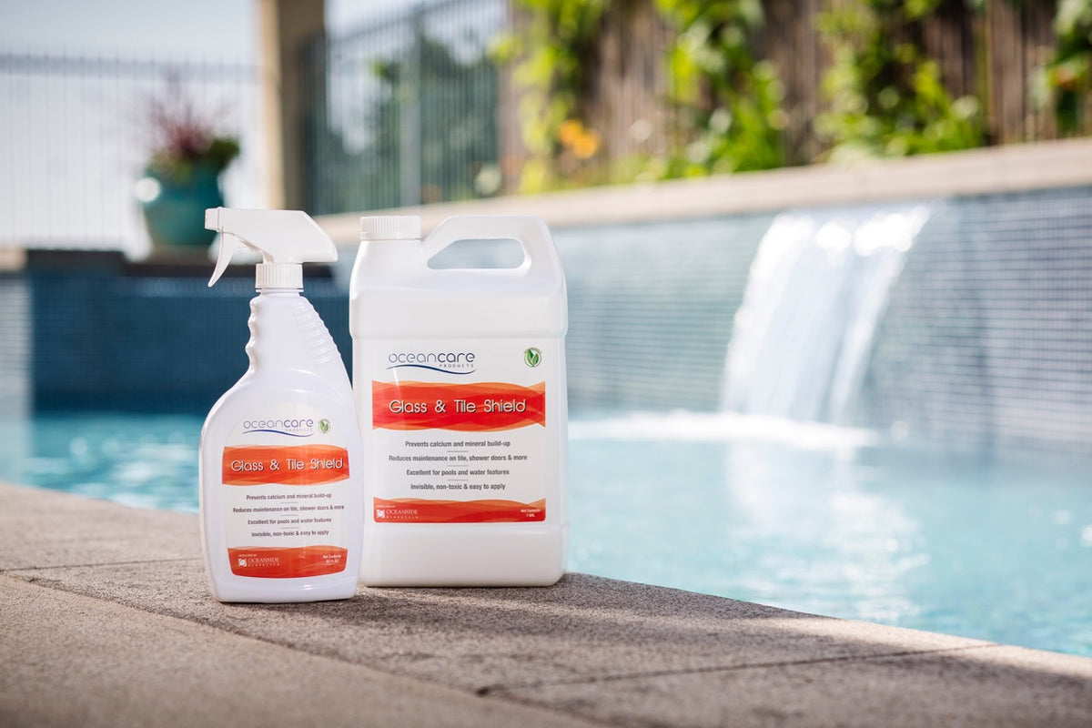 Pool tile cleaner and sealer